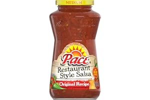 Pace Salsa, Restaurant-Stil, Originalrezept, mittlere Salsa, perfekt für Taco-Nacht, 473 ml Glas