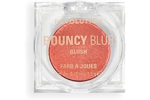 REVOLUTION BEAUTY LONDON Revolution Bouncy Blur Blush, make-up per guance e labbra, formula modulabile con effetto levigante, Paprika Pop Bronzo Morbido, Vegan & Cruelty-Free