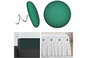 mioule Upholstery Tacks Twist Pins for slipcovers，Headliner Pins - Bed Skirt Pins Or Holders - Pins to Hold Bedskirt in Place for Furniture Pins (12PCS Cyan)