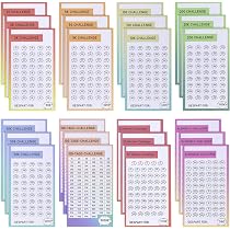 Classeur Budget A6 Liemuao - Organisateur Finances Avec Enveloppes Zippées - Thème Forêt Tropicale - Pour Gestion D'argent Et épargne