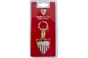 SEVILLA FÚTBOL CLUB SFC SEVILLA FUTBOL CLUB Llasev Llavero, Blanco/Rojo, Talla Única