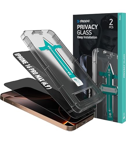 INF Vetro Temperato Privacy iPhone 16 Pro - Pellicola Anti-Spia 9H