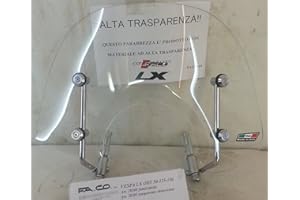 Faco 28305 Pare-brise transparent pour vespa LX 50 – 125 – 150 cc -