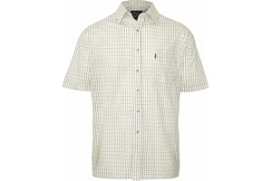 Champion Mens Tattersall Country Casual Short Sleeve Shirt