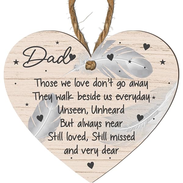 Portachiavi Commemorativo Per Papà In Acciaio: Con Frase 'Those We Love Don't Go Away' E Ciondolo Ala, Regalo Condoglianze In Confezione Velluto