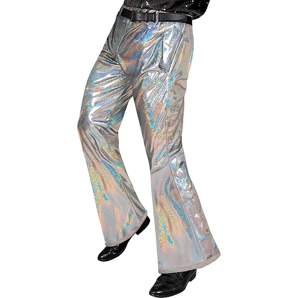 Ana Alcazar wide leg broek glitters in brons | BeOne