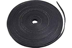 HICTOP 3D Printer Belt GT2 Belt 6mm Wide 2mm Pitch for Creality Ender 3 3 Pro Ender 5 CR-10 10S Ankermaker CNC and Other 3D Printers (5M)