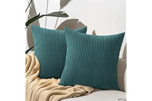 FARFALLAROSSA Federe in Microfibra Copricuscino con Cerniera,Verde (Pacco da 2) 40x40cm, Fodere Quadrate per Cuscino da Divano, Adatto ad Ogni Stagione, Tinta Unita