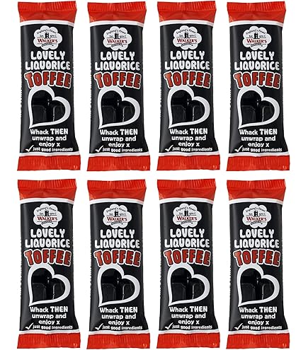 Liquorice Toffees - Walker's Nonsuch - 200g Sweet Bag - £3.99