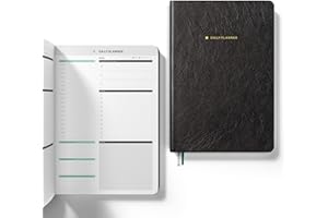 TDOLISSTE - Agenda giornaliera A5, agenda per la produttività non datata con programma, elenco attività e altro, per lavoro, studenti e casa