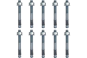 REMSTALER BEFESTIGUNGSTECHNIK 10x Remstaler BOLZENANKER | Stahl verzinkt | M6 M8 M10 M12 M16 M20 | made in GERMANY | Stahlanker | Keilanker | Betondübel | Spreizanker | Hülsenanker (6x67)