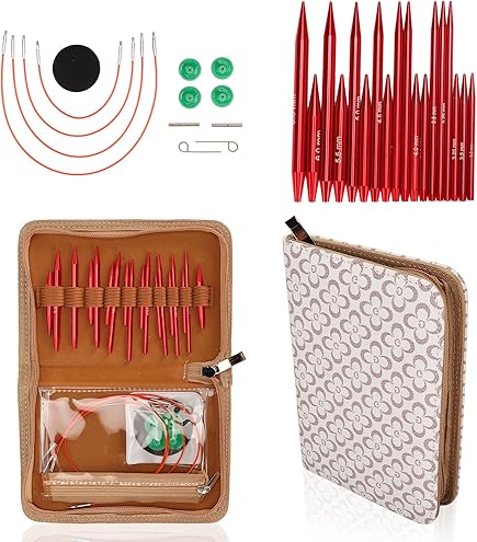 Korte rondbreinaalden set verwisselbaar, 5 cm mini verwisselbare