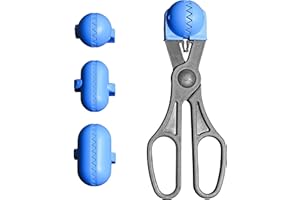 La croquetera – Couleur Bleu – Outil multifonction avec 4 moules interchangeables pour masas- pour à douilles, albóndigas, boules, sushi – 100% espagnol : patenté et fabriqué en Espagne