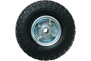 Ruota gonfiabile 10 metallo Ø 260 x 85mm WERKA PRO Foro 20mm