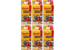 KODAK FunSaver 800 ISO engångskamera med blixt – 6-pack