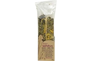Rosewood Naturals Sunflower & Chamomile Sticks, Small Animal Treat for Rabbits, Guinea Pigs, Chinchillas, Degus, Hamsters, Gerbils, Mice and Rats, 140g