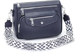 YISUOHOOM Umhängetasche Damen Mittelgroß Handtasche Damen Crossbody Bag Damen 5 Taschen 7 Fächer