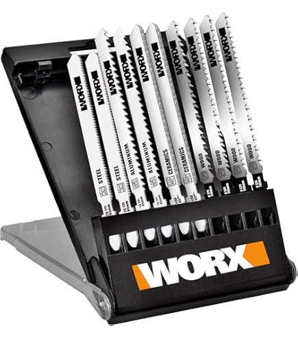 25 Lames Scie Sauteuse WORKPRO - Tige En T Pour Bois M Tal Et Plastique Hcs Hss Bim 414162