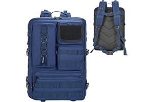 OUUTMEE 50L Sac à Dos Tactique Militaire avec Système Molle, 2,4 Fois Plus Résistant, Sac d'Assaut Militaire de Grande Capacité et Imperméable, Sac à Dos Militaire pour Randonnée, Camping et Voyages