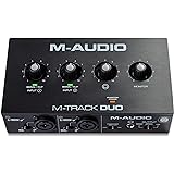 M-AUDIO M-TRACK DUO Interface audio ou carte son USB avec 2 entrées pour microphones et logiciels