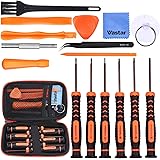 Vastar Schraubendreher für Nintendo Werkzeug Set 16 Stück für Nintendo New 3DS und Wii/NES/SNES/NDS/NDSL/XL 2DS/ GBA/Gamecube