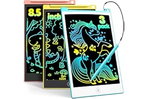 TECJOE 3er-Pack LCD-Grafiktablett, 8,5 Zoll, tragbar, für Kinder, Planer, Studenten, Büro, Familie
