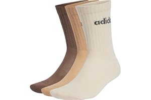 adidas Linear Crew Cushioned Socks 3 Pairs CHAUSSETTES Mixte