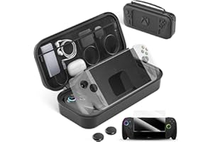 LVVIL Harte Rog Xbox Ally Tasche für ASUS ROG Xbox Ally/X (2025), Rog Xbox Ally X Case passend für ROG Spielkonsole & Netzteil mit Bildschirmschutz und Thumbstick Kappe, Rog Xbox Ally X Zubehör