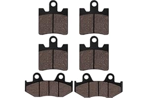 Cnornus Bremsbeläge Vorne und Hinten für Suzuki AN400 AN 400 Burgman Skywave 400 1999-2006 AN 250 W X Y Burgman 1998-2000