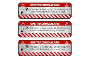 FINEST FOLIA Finest-Folia Lot de 3 autocollants GPS pour vélo, moto, alarme de voiture, antivol, traqueur sécurisé