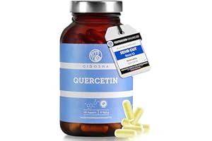 ‎QIDOSHA QIDOSHA® Quercetin Kapseln hochdosiert, TESTSIEGER 02/23*, 120 Stk/Glas, 500mg reines Quercetin je Kapsel, Quercetin-Menge durch externes Labor testiert, deutsche Fertigung
