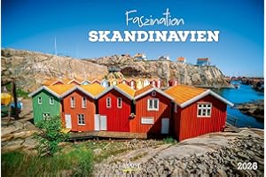 Faszination Skandinavien 2026: Großer Wandkalender. Natur und Landschaften. PhotoArt Panorama Querformat: 58x39 cm.