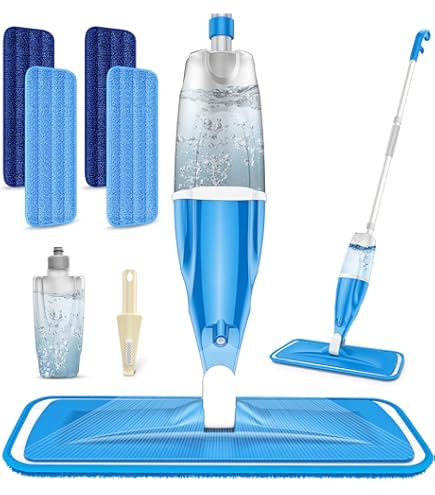 Serpillière Spray Microfibre Benson Clean - Nettoyage Humide Et Sec Sans Se Pencher