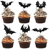 15 Stück Fledermaus-Kuchen-Topper – Lustige Deko Für Halloween-Party & Geburtstagstorten