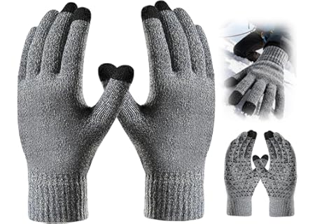 USB-uppvärmda handskar, varma pekskärmshandskar för kvinnor och män, uppvärmda vinterhandskar med 3 - Amazon Deal & Rabatt