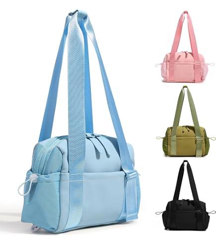 Mini Sac De Sport Femme – Sac De Gym Compact En Nylon – 24x12x14 Cm – Bandoulière Réglable - 2