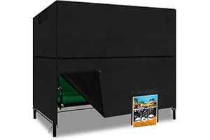 AXPQHL Cubierta de Columpio de jardín, Funda Columpio Jardin Exterior de 3-4 plazas,600D Impermeable UV HamacaFunda Columpio Jardin Exterior con Cremalleras y Hebillas,Negro (221 * 153 * 183CM)