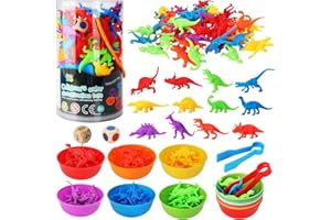 BBWELL Montessori Juguete Educativo,Juguetes para Niños Contar,Juguetes Educativos con Tazas,Juego de Combinación de Color,para Contar,Motricidad Fina,Juguetes Educativos para Niños 2-5 Años