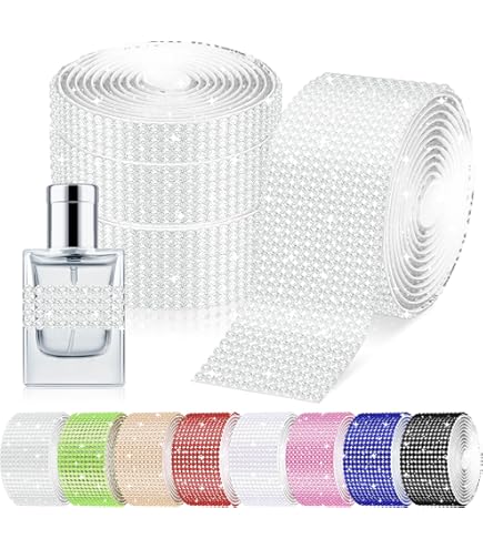 Nastro Strass Autoadesivo Noewmub - 2 Yards, Scintillante - Per Decorazioni Fai Da Te Abiti E Accessori