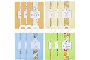 SIMDIM 12PCS Profuma Armadio Vestiti, Auto Profumatore Armadio e Cassetti, Scarpiera Deodorante Armadio Profumatori, Anti Umidità Sacchetti Profumati per Cassetti Armadio, Armadio Profumo Lavanda (1)