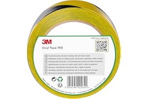3M 766i Hazard Marking Tape 50mm x 33m Yellow/Black