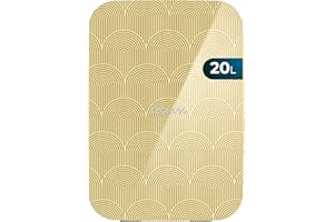 Cecotec Mini lodówka 20 l Bolero MiniCooling 20 l Ba Pat 2. Praca 12 V-220 V, kompatybilna z samochodami i przyczepami kempingowymi, funkcja chłodzenia i ogrzewania, zakres temperatur 7-65º,