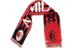 TOYSGIOCATTOLI TOYSGFIOCATTOLI Sciarpa Ufficiale Squadra di calcio Per Tifoso (Milan) misura 120 x 20 circa