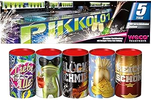 WECO Tischfeuerwerk 5er Pikkolo I Set Kat.F1 - Sachsenfeuerwerk