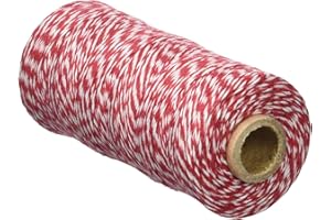 Mopec Rollo de 200 Metros de cordón 4 Hilos Trenzado, Textil, Blanco