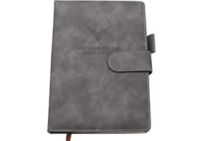 Earning Power Notizbuch A5 liniert,Hardcover Tagebuch Mit 360 Seiten Und 80gsm Premium-Papier. Für Notizen, Planung, Studium, Reisen, Zeichnungen, Skizzen Und Projekte (grau)