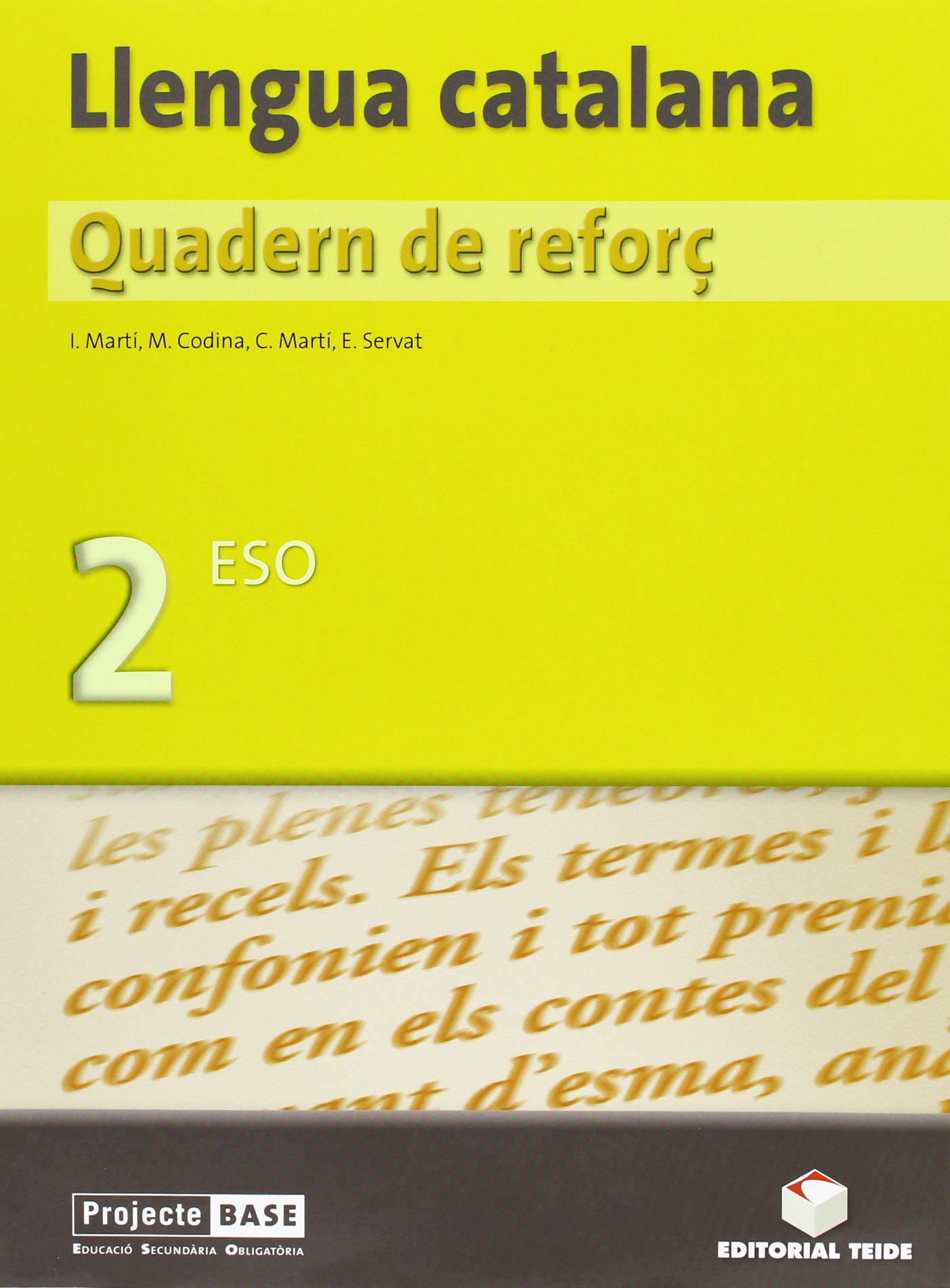Quadern de reforç. Llengua catalana 2n ESO