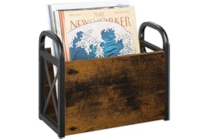 YINMIT Magazine Holder,Magazine Rack Floor,Magazine Storage Basket,File Holder Organizer,Folder Organizer Bin for Magazines,Books,Newspapers,Tablets