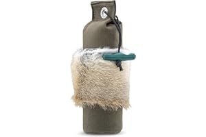 Firedog Dummy con auténtica piel de conejo – Robusto dispositivo de entrenamiento para perros (peso: 500 g)