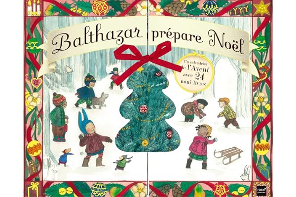 Balthazar prépare Noël : Un calendrier de l'Avent avec 24 mini-livres